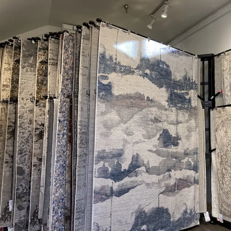 Area Rug Display | Jordans Flooring