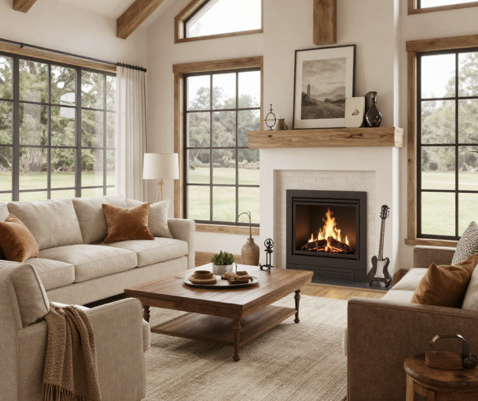 Modern farmhouse flooring from Jordan's flooring in Calgary, AB