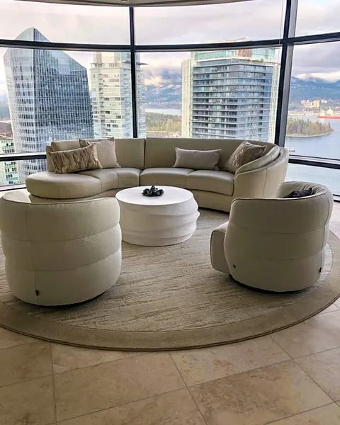 Custom Round area rug 1 | Jordans Flooring