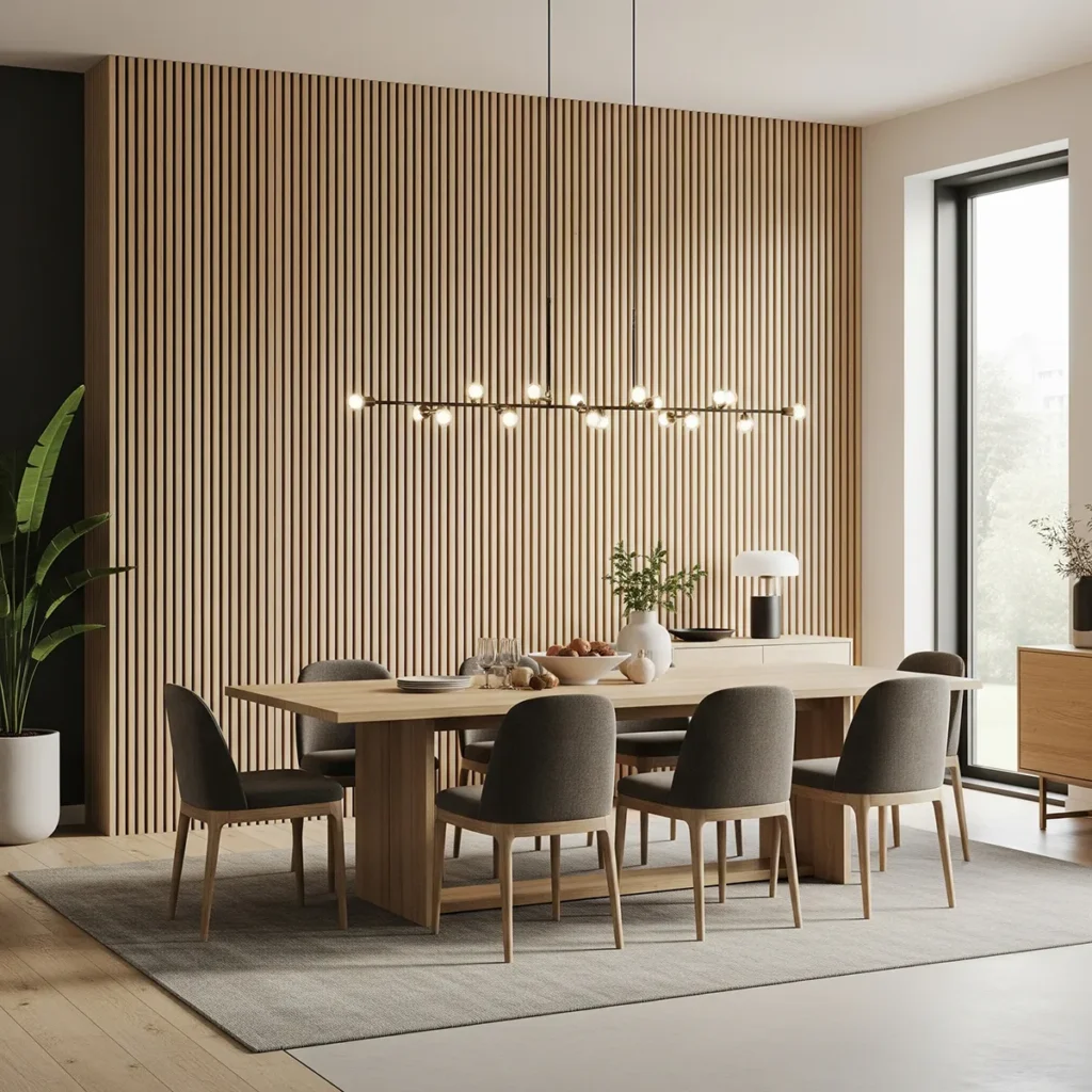 Dining Room Acoustic Wall Panels | Jordans Flooring